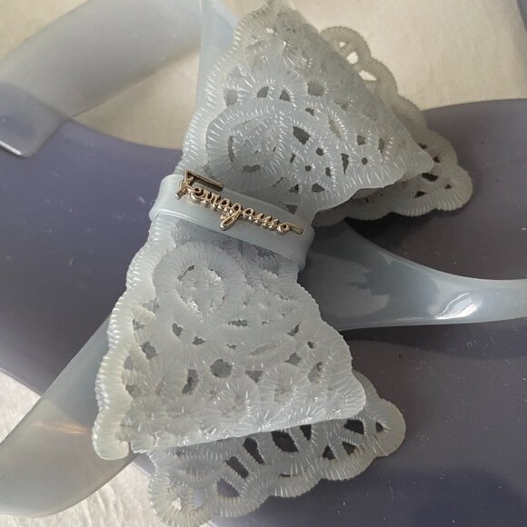 Salvatore Ferragamo jelly flip flop sandals - Picture 3 of 7